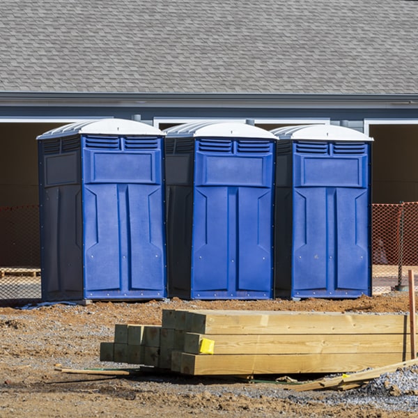 what is the expected delivery and pickup timeframe for the portable toilets in Paul ID